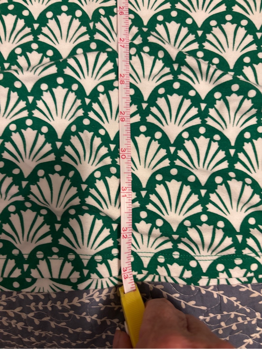 Boden Rosaline Green and White Jersey Maxi Skirt - Picture 5 of 5